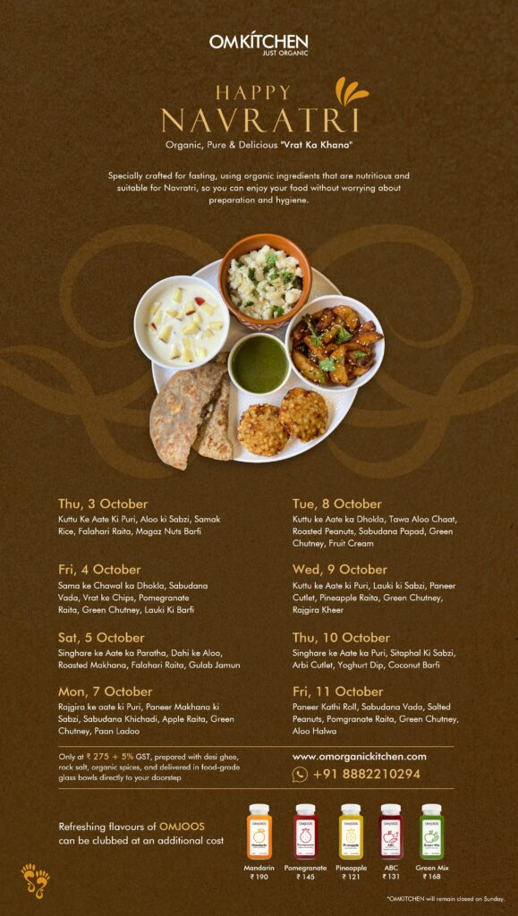 OMKITCHEN Navratri Menu Plan